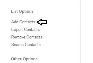 add contacts
